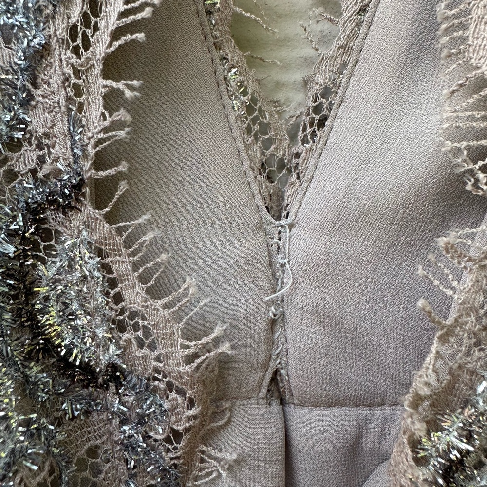 Burberry Prorsum Metallic Lace Dress - Picture 10 of 16